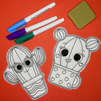 CACTUS GLASSES & PIGGYTAILS