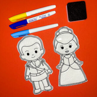 PRINCE CHARMING & CINDERELLA PRINCESS